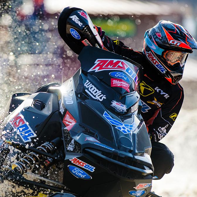 The @amsoilone <a href="/SkidooMotors/">Ski-Doo</a> <a href="/usairforce/">U.S. Air Force</a> sled is lookin' slick! <a href="/ScheuringSpeed/">Scheuring Speed</a>