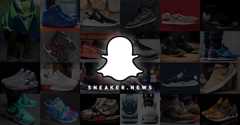 fritaget Fjerde solnedgang Sneaker News on X: "We're on @SnapChat! Follow us at sneaker.news. We'll  drop photos/vids you won't see anywhere else. --&gt; sneaker.news  http://t.co/K3V9wc6zbb" / X