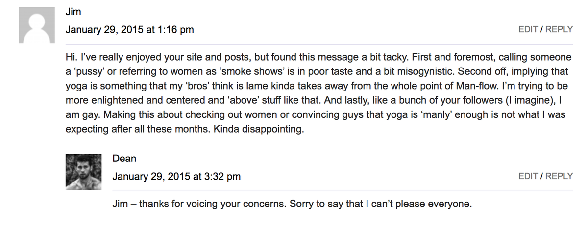 ManFlowYoga's tweet image. Check me out being all yogic and non-combative. #yoga #nonaggression #thisishard