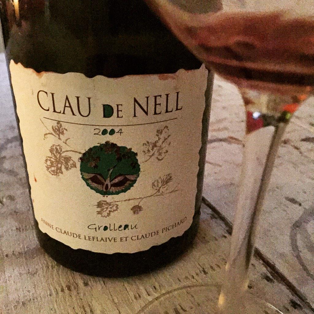 RaycoFdez's tweet photo. Clau de Nell 2004 - #Grolleau #VindeTable 😍 tremendo!! http://t.co/tz9kZs11Iu