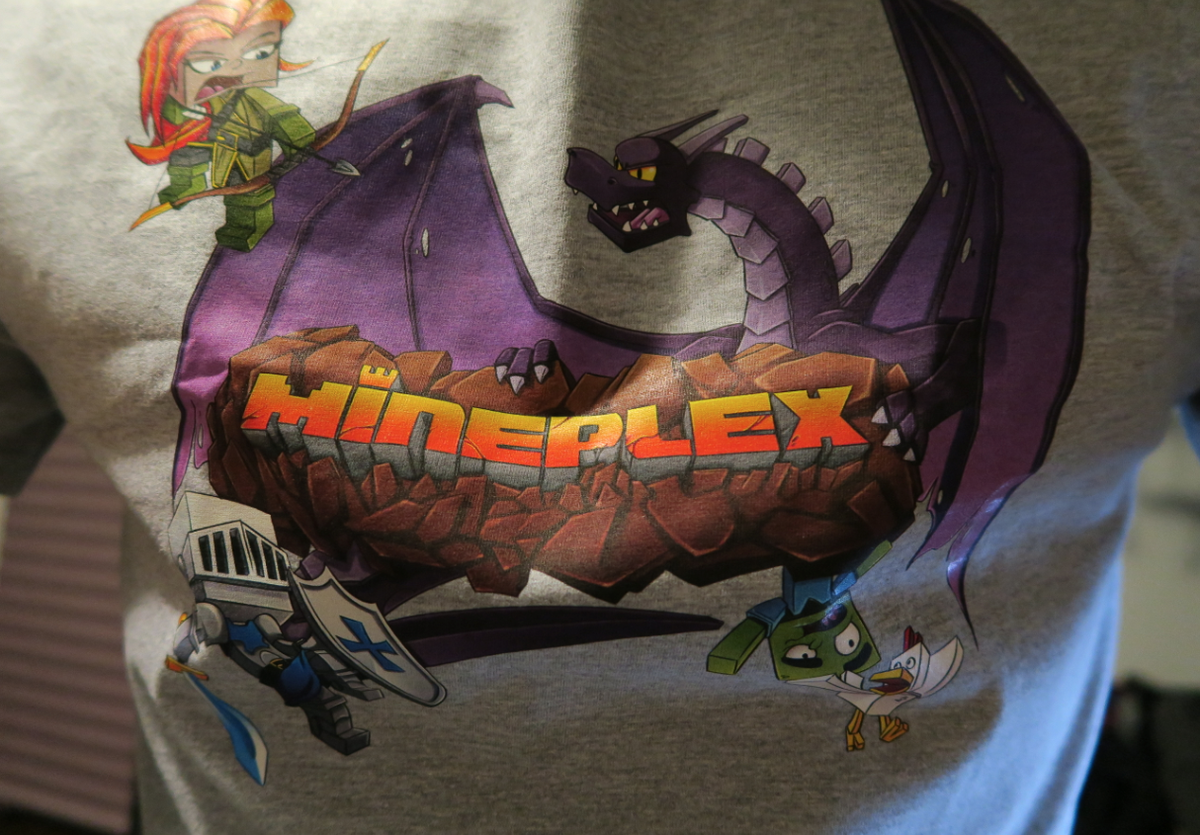 Lookin' swaggy in dat new Mineplex shirt doe