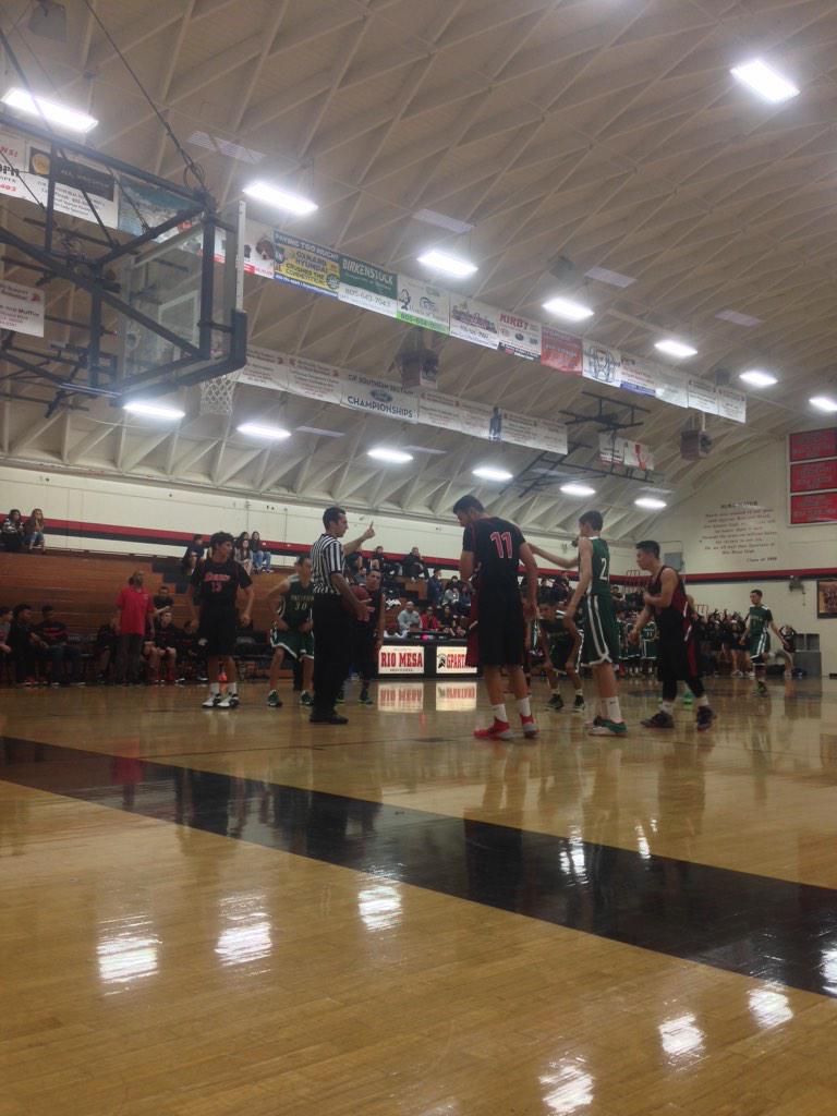 JV playing a great game so far 19-5 1st quarter 1:34 left