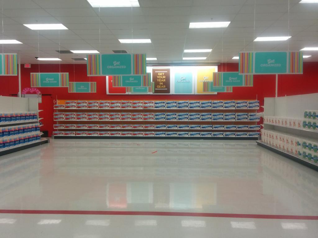 Tim_Sully's tweet image. You know it's near the end when you have a dedicated paper towel / toilet paper section #RIPTarget