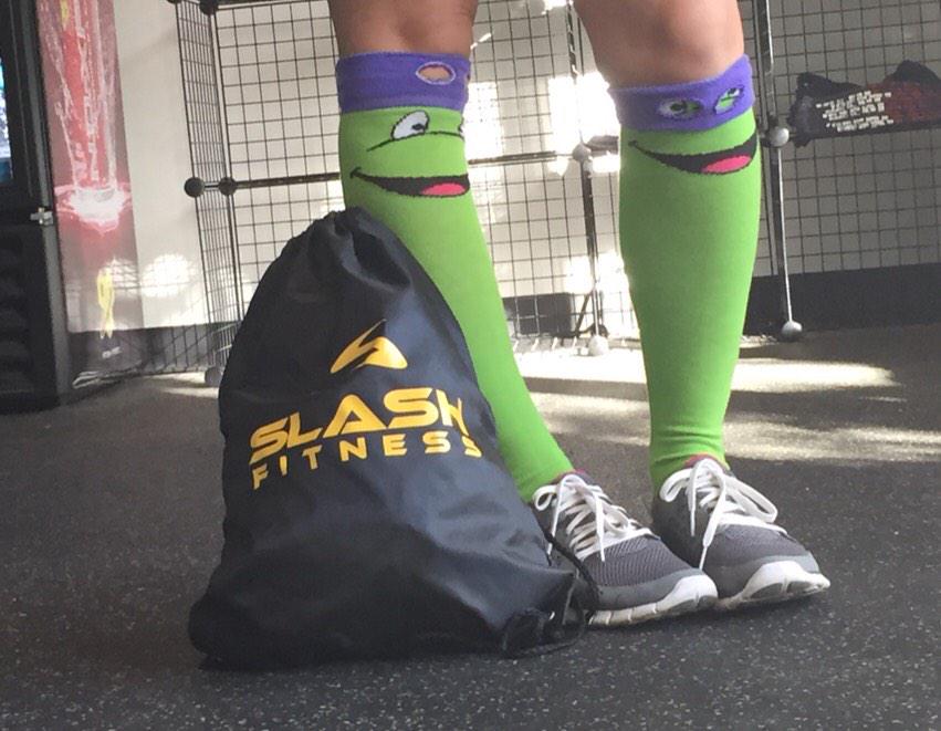 LauraPucker's tweet photo. Worked out my #donatellos #teenagemutantninjaturtles @slashfitness @Slashfitjosh! #getfit #workdemlegs #slashmob http://t.co/6GrcFFKTen