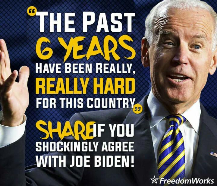 Biden speaks the truth: last six years really hard for this country