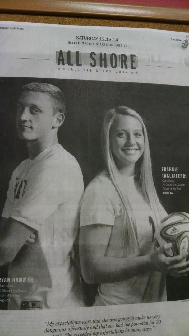 LigouriF's tweet photo. Saw colts neck's golden girl at my bros soccer game http://t.co/BysEuG96If