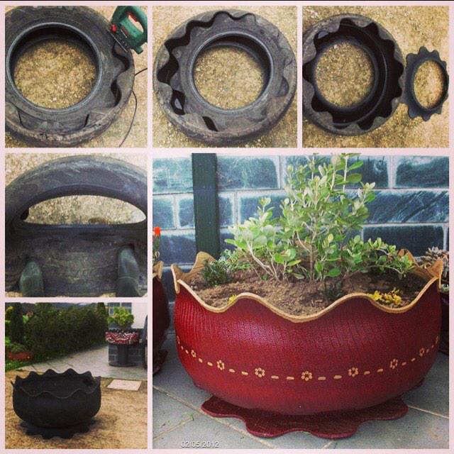 NEJunkJaunt's tweet photo. Upcycle an old tire #junkjaunt http://t.co/RzoVUZeeZp