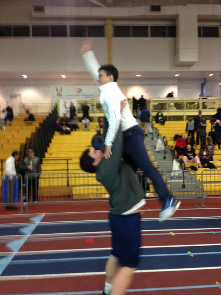 stephen_tweets4's tweet photo. Just won that indoor track championship #GoGilman http://t.co/DHV0o4kinG