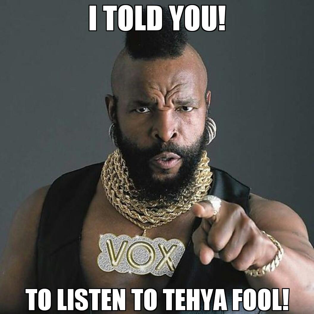 Tehya_Tehya_'s tweet photo. You better listen to Mr. T! He pitty the fool who don't. http://t.co/FE2cQC67rQ