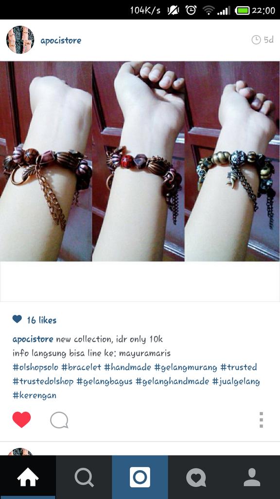 apocistore's tweet photo. #gelangmurmer #woodenretro #retrostyle #fashionmadness #fashioninvention #trustedseller #olshop #aksesoris #gelang http://t.co/X1auCHtUBs