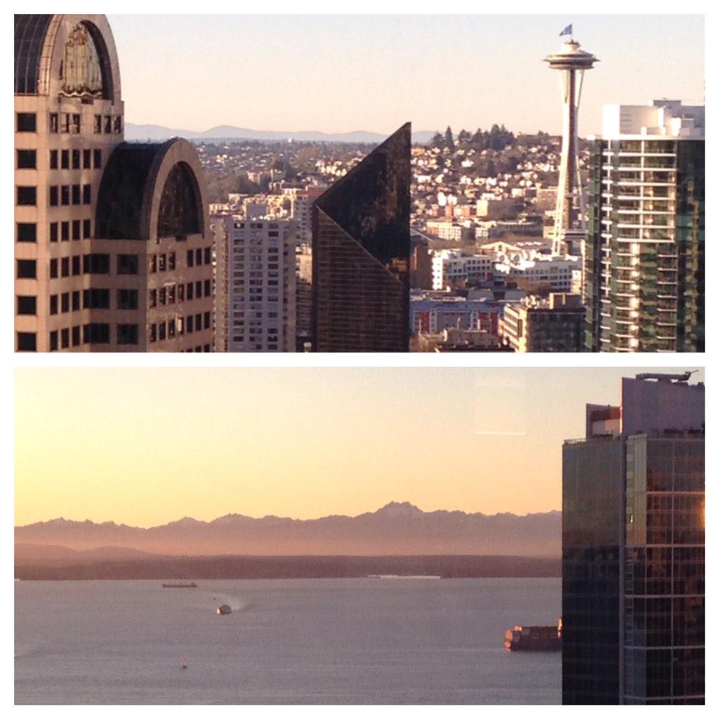 HilaryG6's tweet photo. Not a bad view for an intern #dnaseattle #latergram http://t.co/L2SEypWc8B