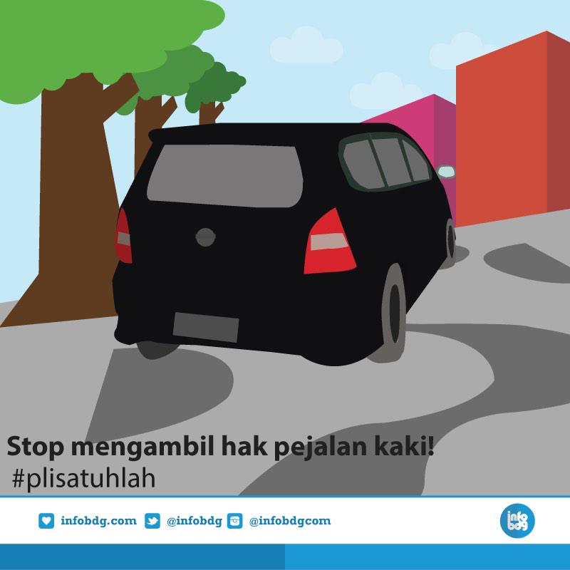 Ayo jadi contoh yg baik bagi warga BDG dan luar BDG untuk menjadi warga yg mematuhi aturan #plisatuhlah