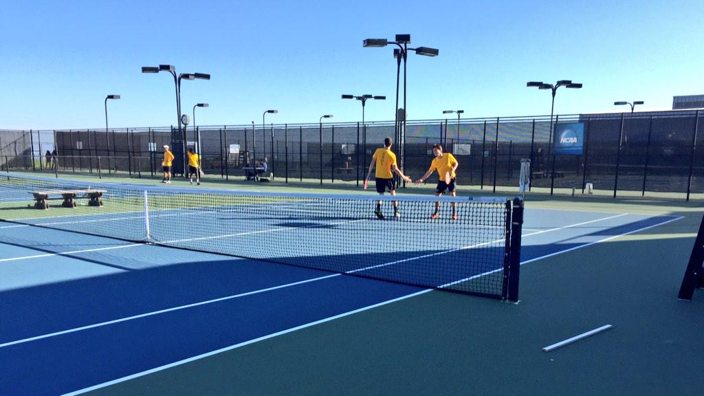 UCSCAthletics's tweet image. Men&apos;s Tennis take Santa Rosa JC 8-1! #Ucsc #goslugs #d3mten