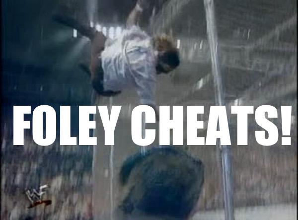 KayfabeNews's tweet photo. Mick Foley admits he was never thrown off cage: http://t.co/AQgw0MPCbE #CellGate #WingGate @realmickfoley http://t.co/tvGlYKykCL