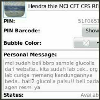 Hati- hati Glucola tiruan, pastikan.membeli dari member resmi MCI, dngan harga resmi #beautysabrina