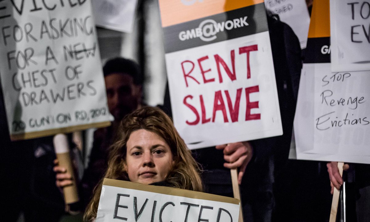 guardian's tweet image. London's March for Homes: are you taking part? gu.com/p/45cvp/stw #marchforhomes @marchforhomes @GuardianWitness