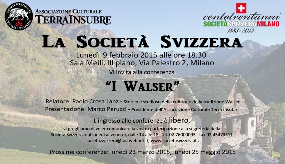 Riprendono le conferenze #TerraInsubre in collaborazione con il Centro Svizzero di Milano. L'ingresso è libero.