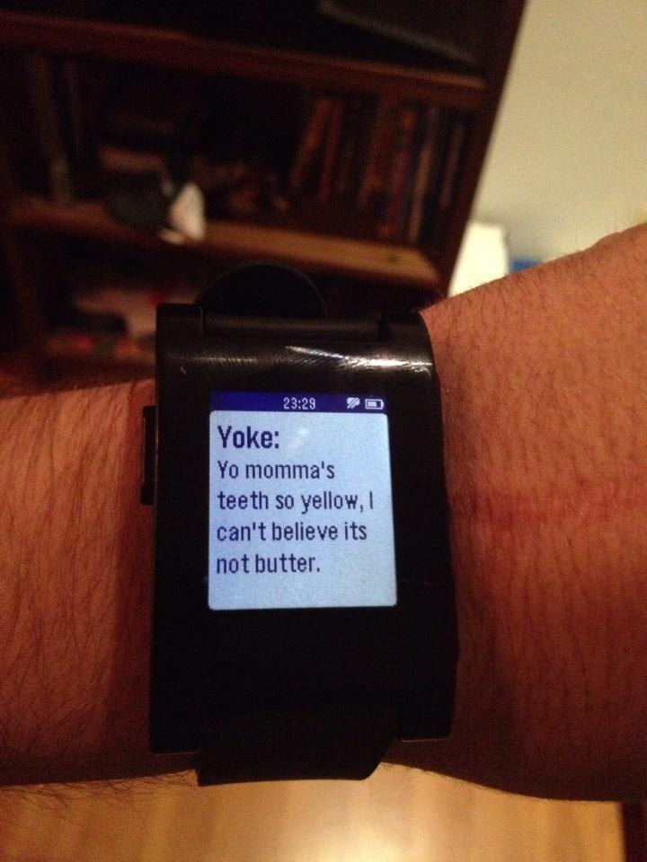 YokeAPI's tweet image. I&apos;m live! #funny #pebbleapp #updated #newname @pebble @PebbleDev @ILoveMyPebble
