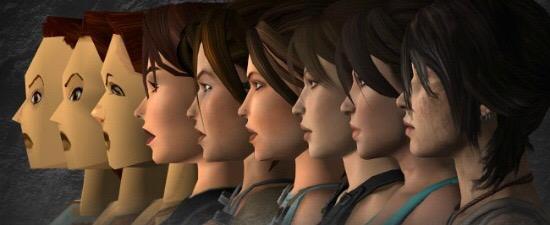 Moore's law visualized through the evolution of Lara Croft