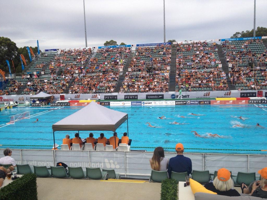 AndyMullerPerth's tweet image. Who had this stupid idea? #AquaticSuperSeries #SuperSeriousFun