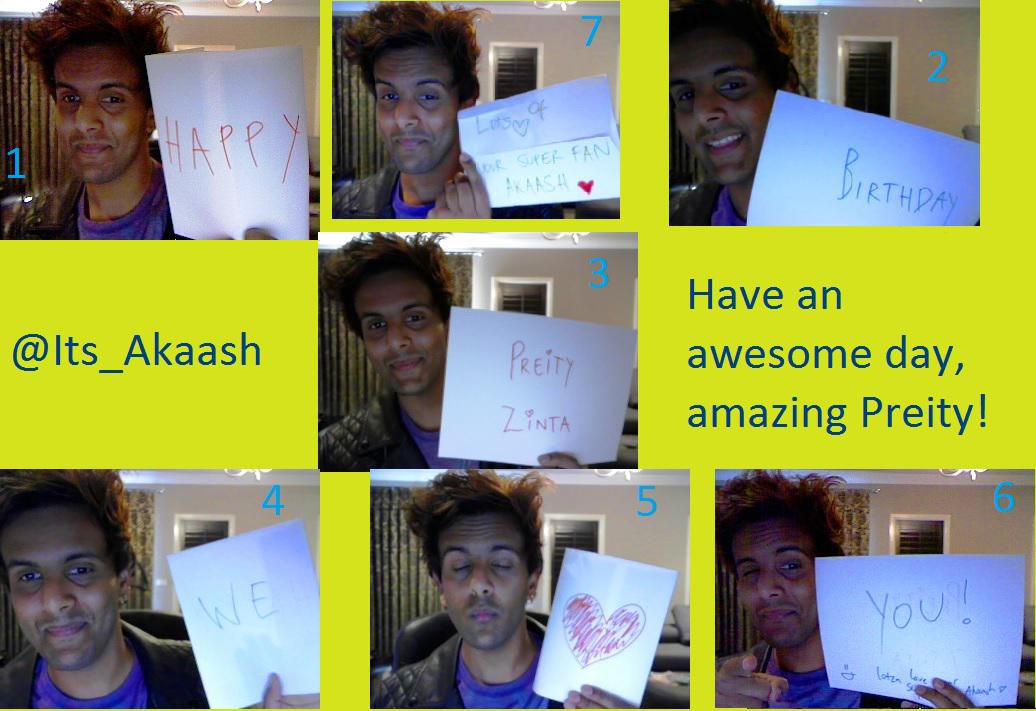 Happy Bday to my gorgeous <3 Always
Ur Super Fan- Akaash.   