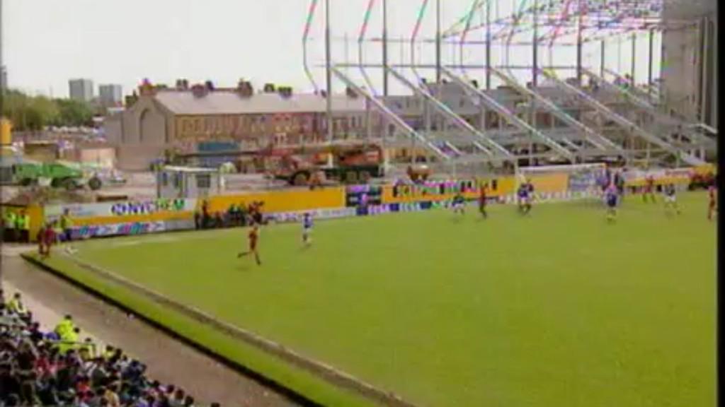 OnlyLiverpool's tweet image. Everton's Park End stand under reconstruction in 1994z