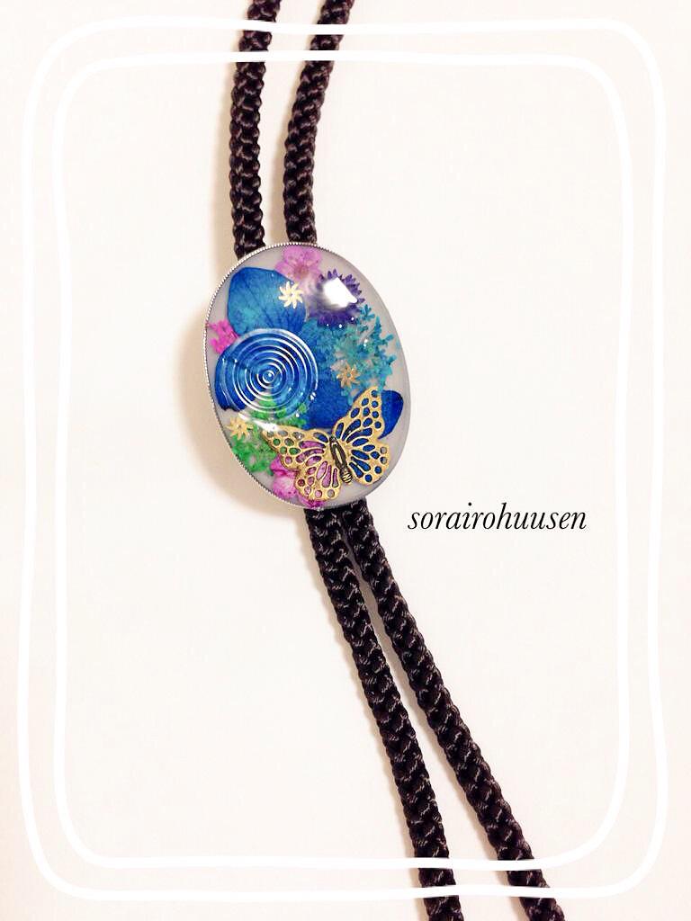 𝘀𝗔𝘀𝗔 Twitterren 波紋と花のループタイを Beautiful Rockさんのネットショップにアップしていただきましたー Rt レジン Uvレジン Http T Co Nmop4f3umv