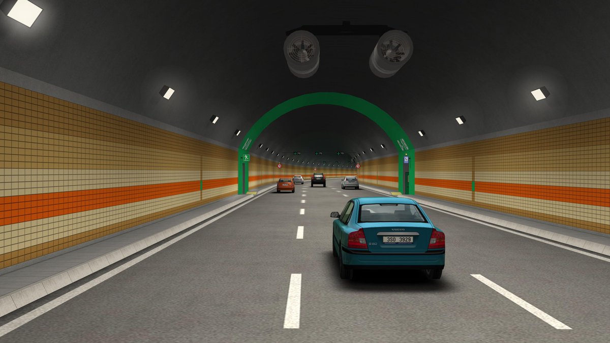STF2015_five's tweet image. What&apos;s a highway with tunnel ! It cleans the air 
#fastdriving #technology