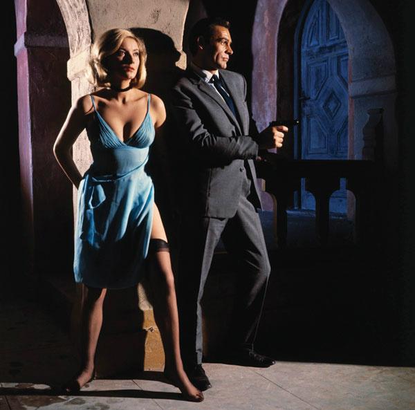 Publicity photo of Daniela Bianchi and Sean Connery for FROM RUSSIA WITH LOVE  1963.  Happy birthday Miss Bianchi. 
