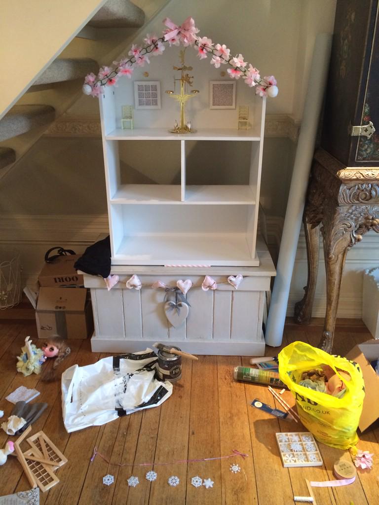 MarziaPie's tweet photo. This is what I'm doing today. Craft level: it's over 9000. http://t.co/qOKV1EvivW
