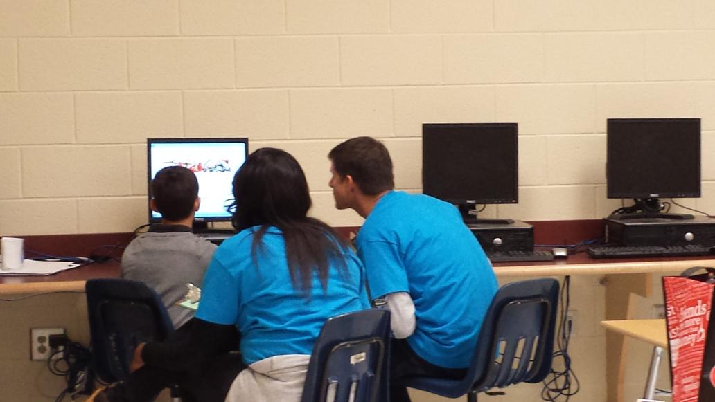 fultonitdept's tweet photo. @FCS_TechComp is in full swing.  @Reedtierra judging students from Seaborn Lee. #fcsvanguard http://t.co/4TwYol8xFb