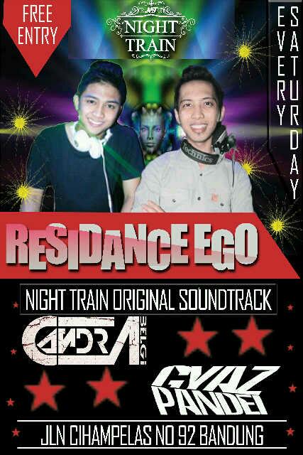 #NOW #SATNIGHT #RESIDANCEEGO every saturday <a href="/NTrain_cafe/">NIGHT TRAIN LOUNGE</a> w/ dj <a href="/ChandraBelgi/">CHANDRA BELGI</a> @gyazpandei jln cihampelas no 92 Bandung
