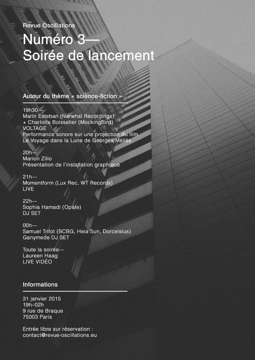 _Oscillations_'s tweet photo. J-0 | C'est ce soir ! | OSCILLATIONS PRIVATE PARTY http://t.co/dKCPm50HRx