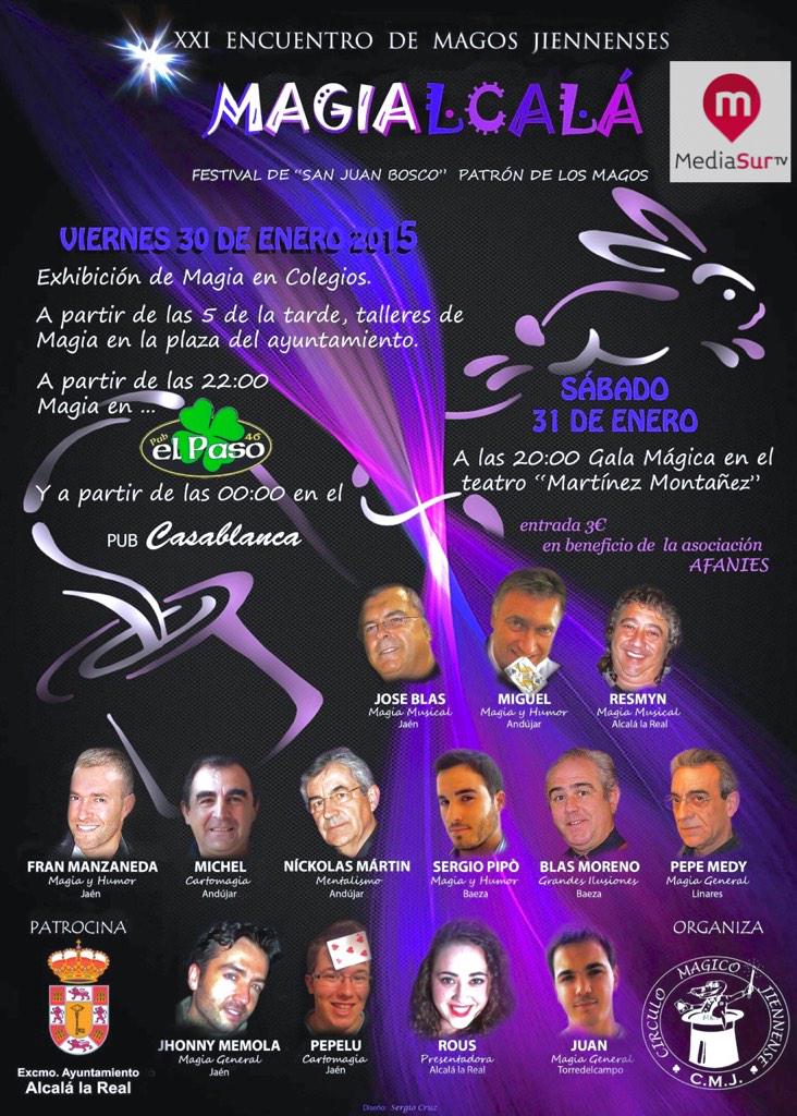 #AgendaCultural #AlcalálaReal #MagiAlcalá #Carnaval2015 #MediasurTV