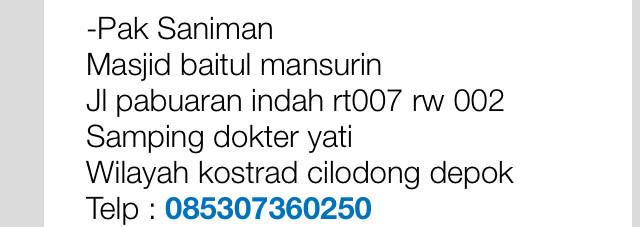 mochikimoo's tweet photo. Kamu tinggal di Depok? Silakan hubungi alamat dan no dibawah ini ya! http://t.co/uIG627ZSWk