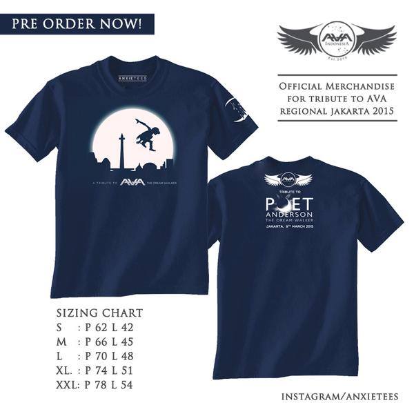 2. [Desain+Size Chart] Bahan 100% katun &amp; Sablon SW khas <a href="/Anxietees/">AnxieTees</a> cc: <a href="/avaindo/">AVA Indonesia</a> <a href="/AVARegionalJKT/">#JakartaDreamWalker</a>  #JakartaDreamWalker