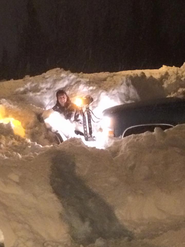 CBCNL's tweet image. RT if you feel the pain. Shovel faster Joan Chambers, there's more snow on the way for Happy Valley-Goose Bay! #nlwx