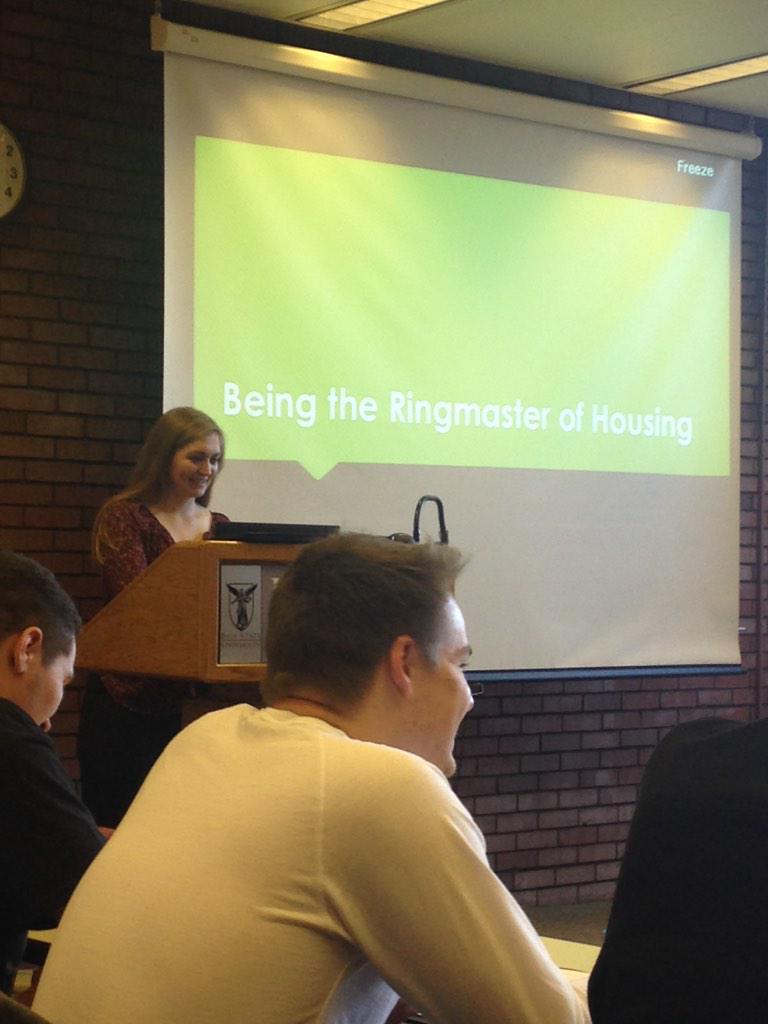 BSUStuWest's tweet photo. Session 1 is beginning in @BallStateLibs for @BSU_NRHH Leadership Conference! #CirqueDuLead #CDL2015 #BallState http://t.co/OgS8DJ8LtC