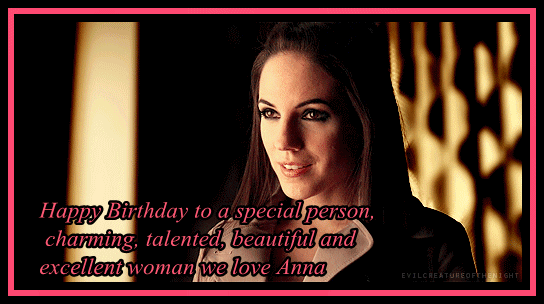  Happy Birthday dear Anna many blessings for each day of your life we love you xoxo from Venezuela    