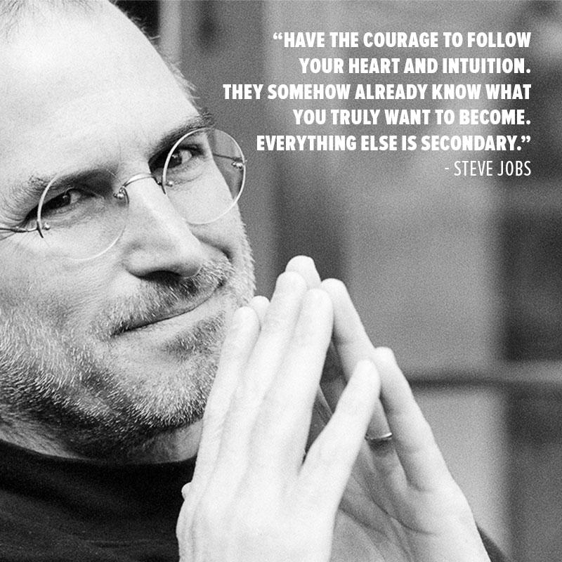 Make sure you are doing what you want to do - it will always make you happier.