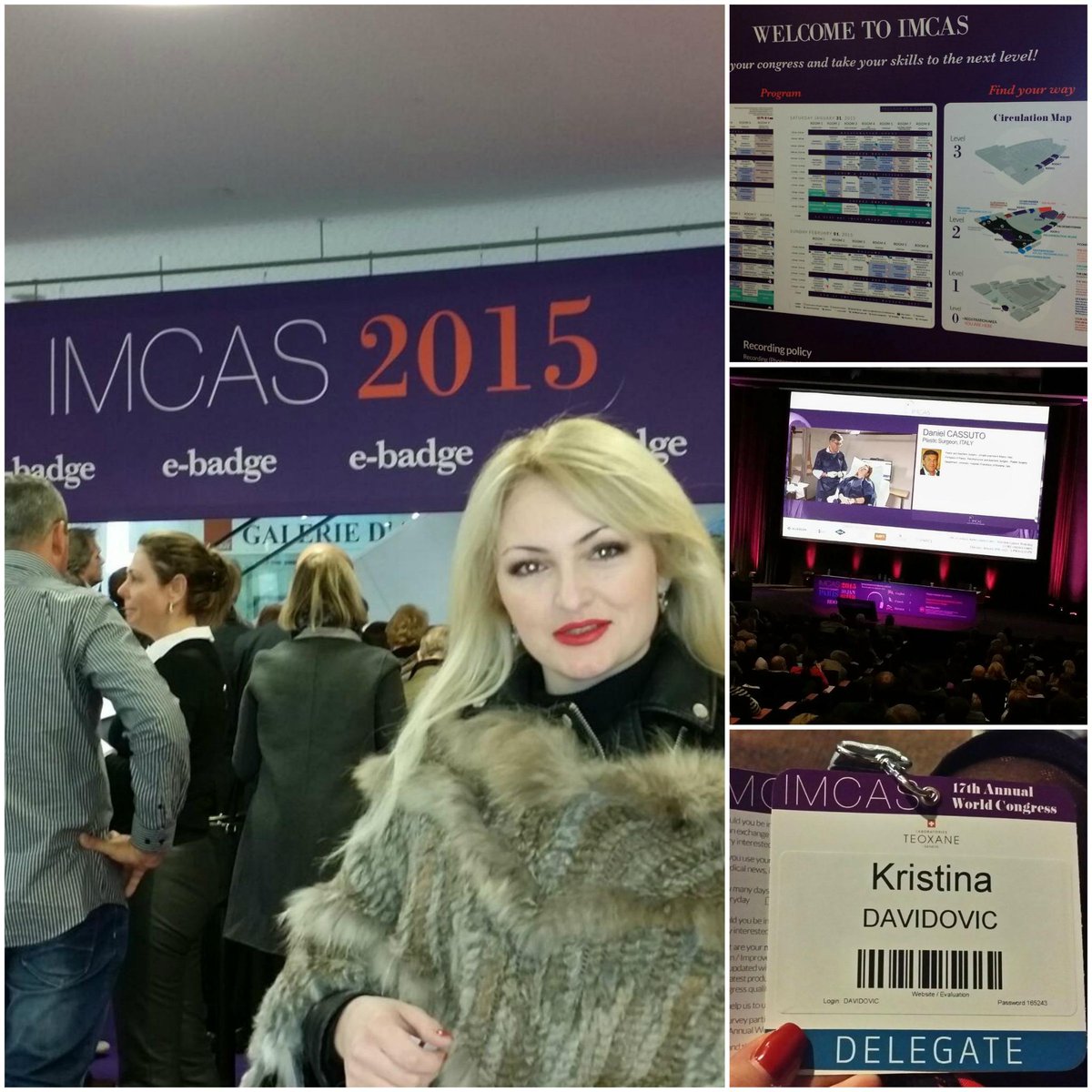 merkurvb's tweet photo. Dr Kristina Davidović saradnik @merkurvb za #antiaging na internac. kongresu #IMCAS2015 u #Pariz #Merkur http://t.co/mG9UT0uSPG