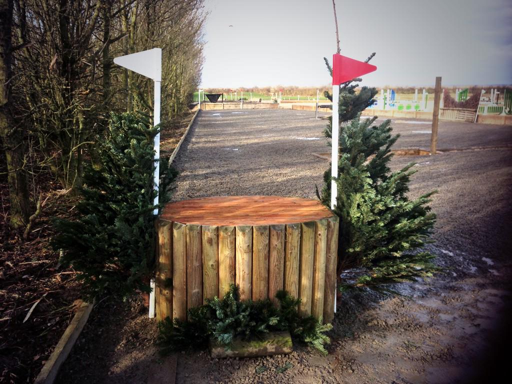 Day off from riding so I've got my XC course builders hat on for <a href="/WicksteadFarm/">WicksteadFarm</a> <a href="/horse_play/">WicksteadHorsePlay</a> arena.This morns effort: