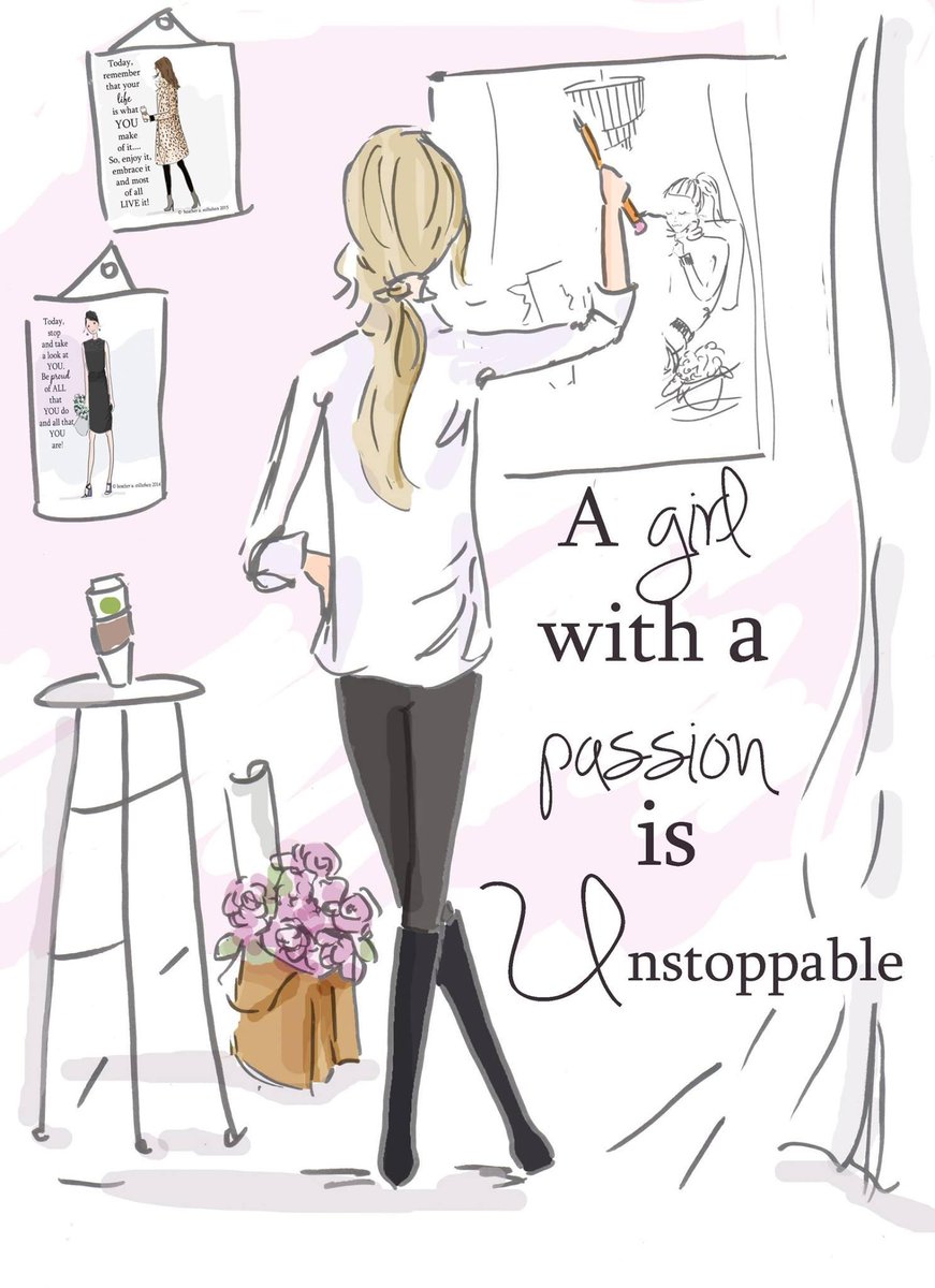 A girl with passion is unstoppable. #Quotes