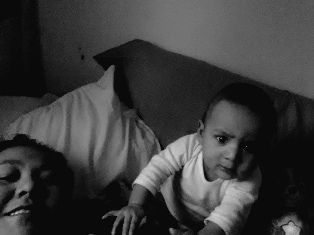 JozCleveland's tweet photo. My kunu and I watching his morning cartoons. http://t.co/HcpIWuS0QA