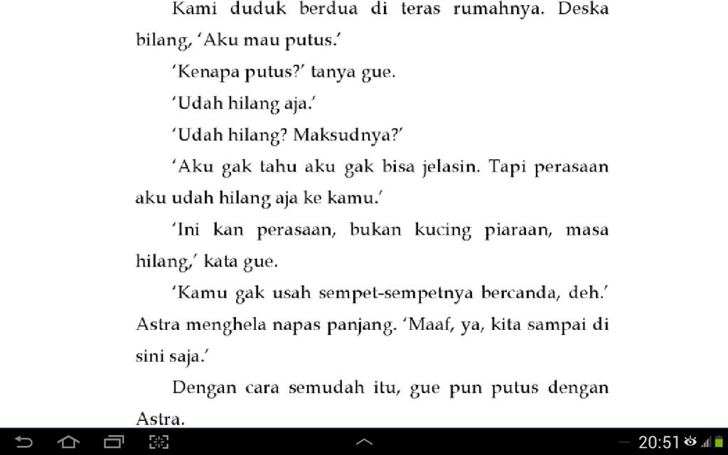 joyfuldwi's tweet photo. @radityadika lg bc koala kumal versi playbook, ada yg aneh.. kok lo putus sm astra sih dik, harusnya kan sm deska?? http://t.co/TESghZ0DA4