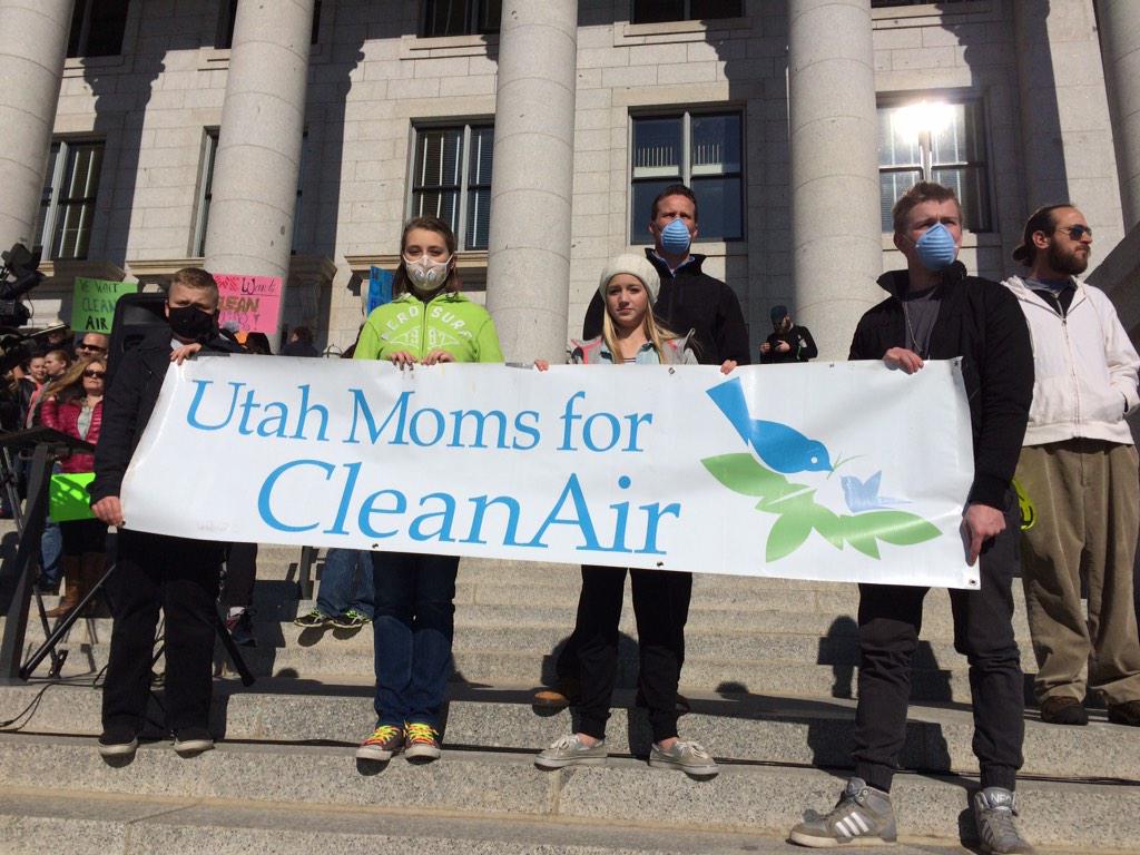 UtahCleanAirNow's tweet photo. @UTMomsCleanAir at #CleanAirNoExcuses 2015. http://t.co/Fy2HoSEDBW