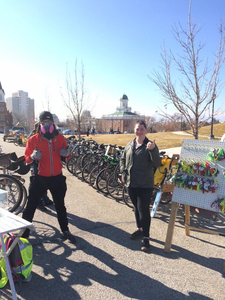 UtahCleanAirNow's tweet photo. @slcbikecollect #CleanAirNoExcuses http://t.co/be09kR2smW