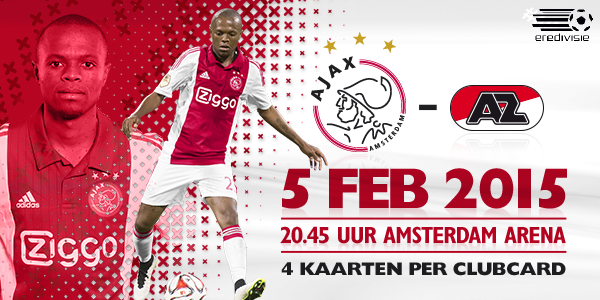 Al plannen voor volgende week? Wat dacht je van #Ajax - AZ in de ArenA? Tickets: fal.cn/.jh #ajaaz