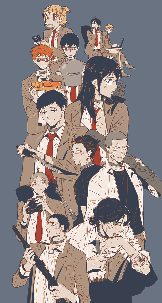 배틀로얄AU 진짜 좋아하는데, 카라스노 애들로 굴려보려니 못할짓 하는 기분이다.