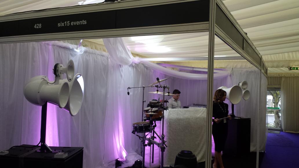 six15events's tweet image. An unbelievable response at stand 428 today where we showcased our bespoke DJs &amp;amp; live entertainment. #TPWS